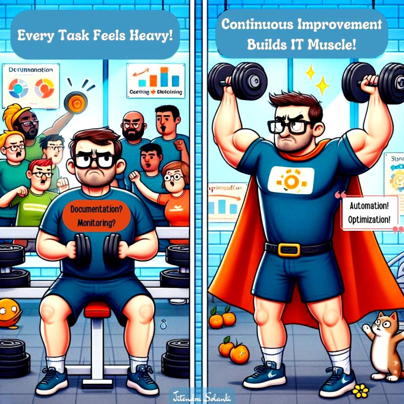 𝗩𝗶𝘀𝗶𝘁𝗲𝗱 𝗴𝘆𝗺 𝗮𝗻𝗱 𝗿𝗲𝗺𝗲𝗺𝗯𝗲𝗿 𝘀𝗸𝗶𝗽𝗽𝗶𝗻𝗴 𝘆𝗼𝘂𝗿 ‘𝗹𝗲𝗴 𝗱𝗮𝘆𝘀?’ 𝗖𝗼𝗻𝘁𝗶𝗻𝘂𝗼𝘂𝘀 𝗜𝗺𝗽𝗿𝗼𝘃𝗲𝗺𝗲𝗻𝘁 𝗶𝗻 𝗜𝗧 𝗺𝗲𝗮𝗻𝘀 𝗦𝗸𝗶𝗽𝗽𝗶𝗻𝗴 ‘𝗟𝗲𝗴 𝗗𝗮𝘆’ 𝗜𝘀 𝗻𝗼𝘁 𝗮𝗻&nbsp;𝗢𝗽𝘁𝗶𝗼𝗻!