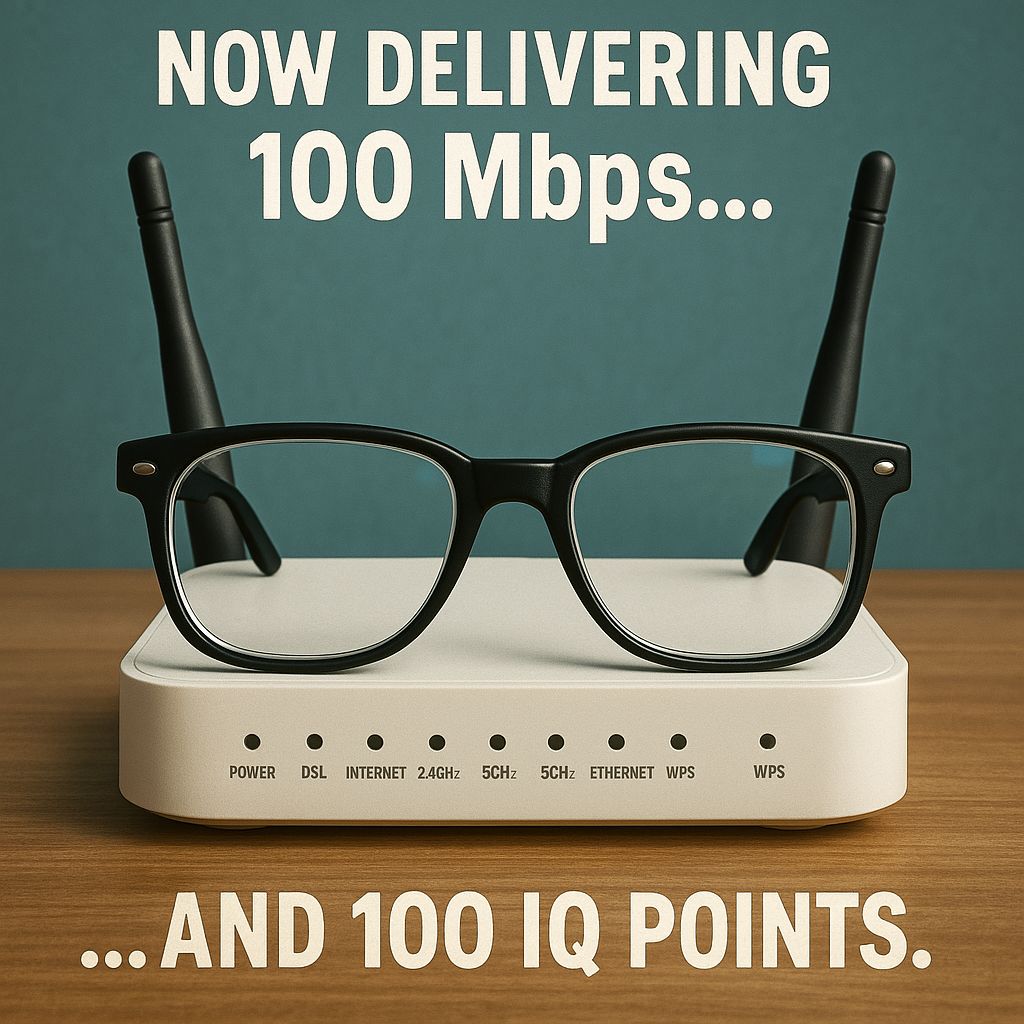 My Wi-Fi bill now comes with&nbsp;brains.